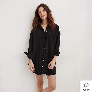 American Eagle Outfitters Black Swim Coverup